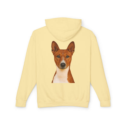 Basenji Head Unisex Lightweight Hoodie