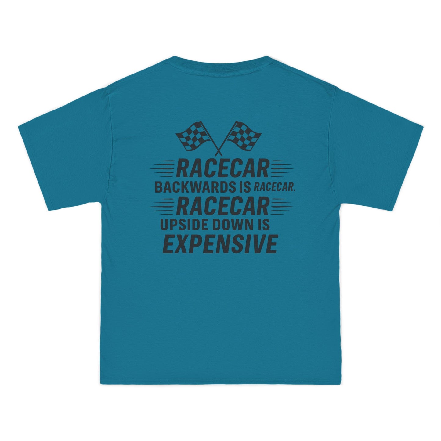 Racecar Backwards Men's Short-Sleeve Crewneck Tee