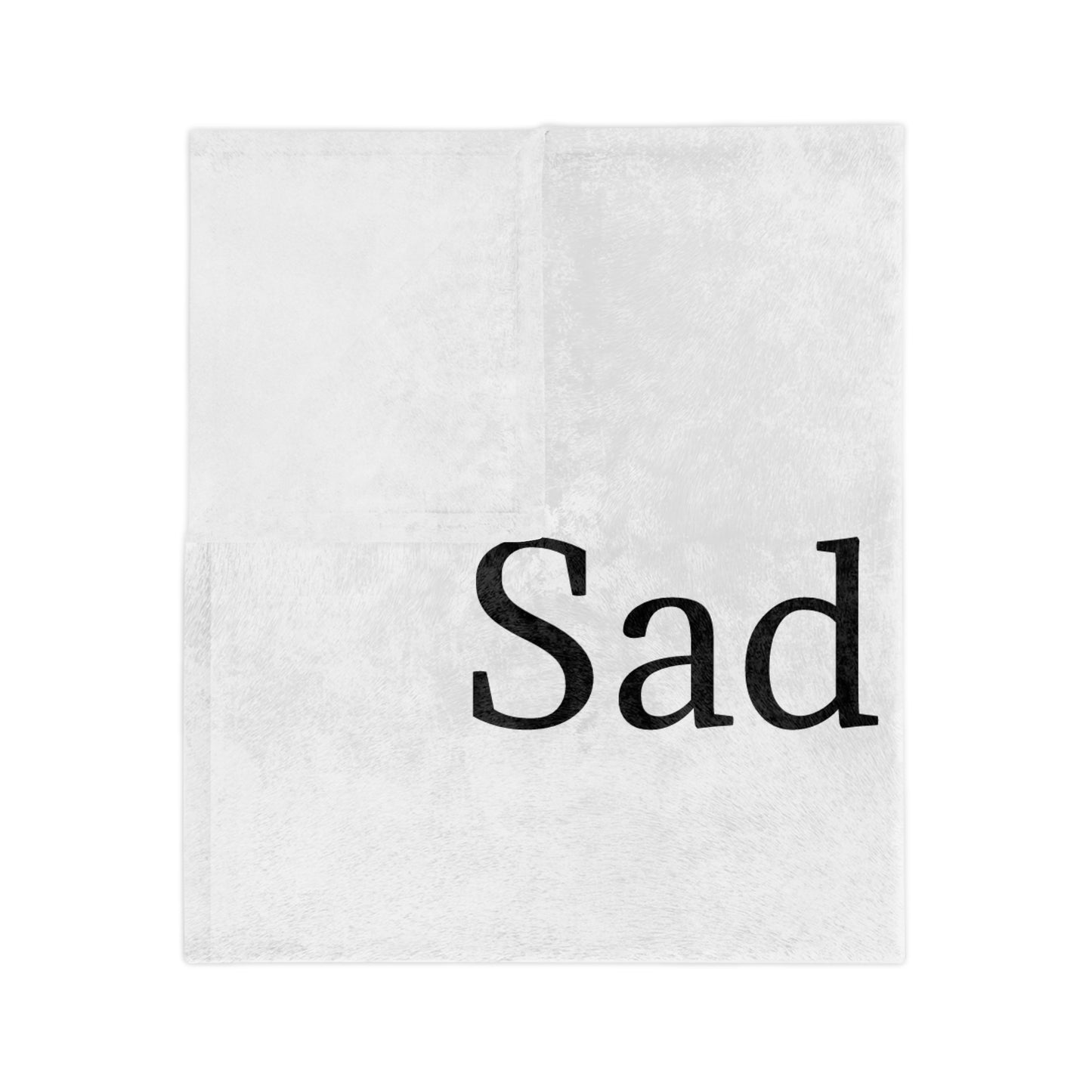 Sad Little Low Rider Velveteen Microfiber Blanket