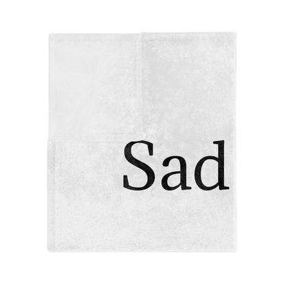 Sad Little Low Rider Velveteen Microfiber Blanket