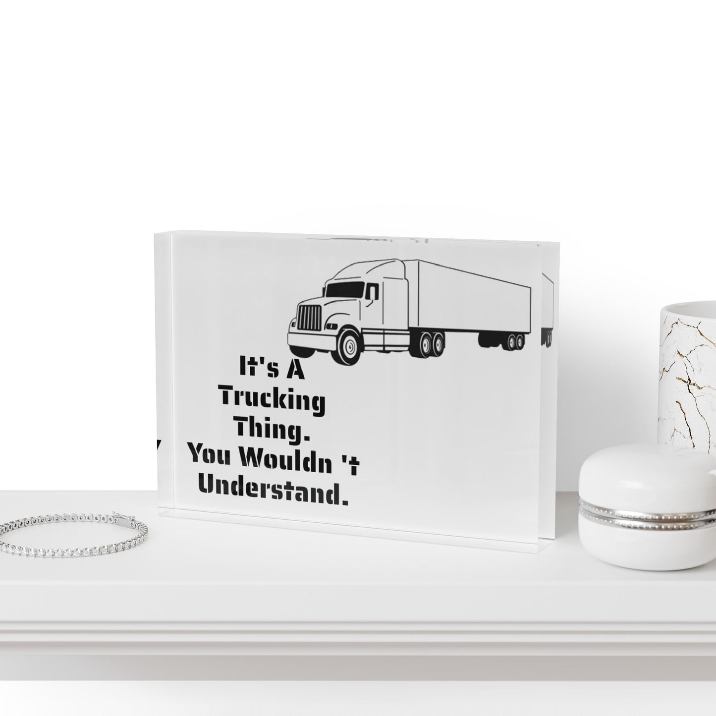 Trucking Thing Acrylic Photo Block