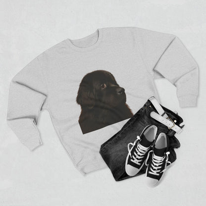 Newfie Head Unisex Crewneck Sweatshirt