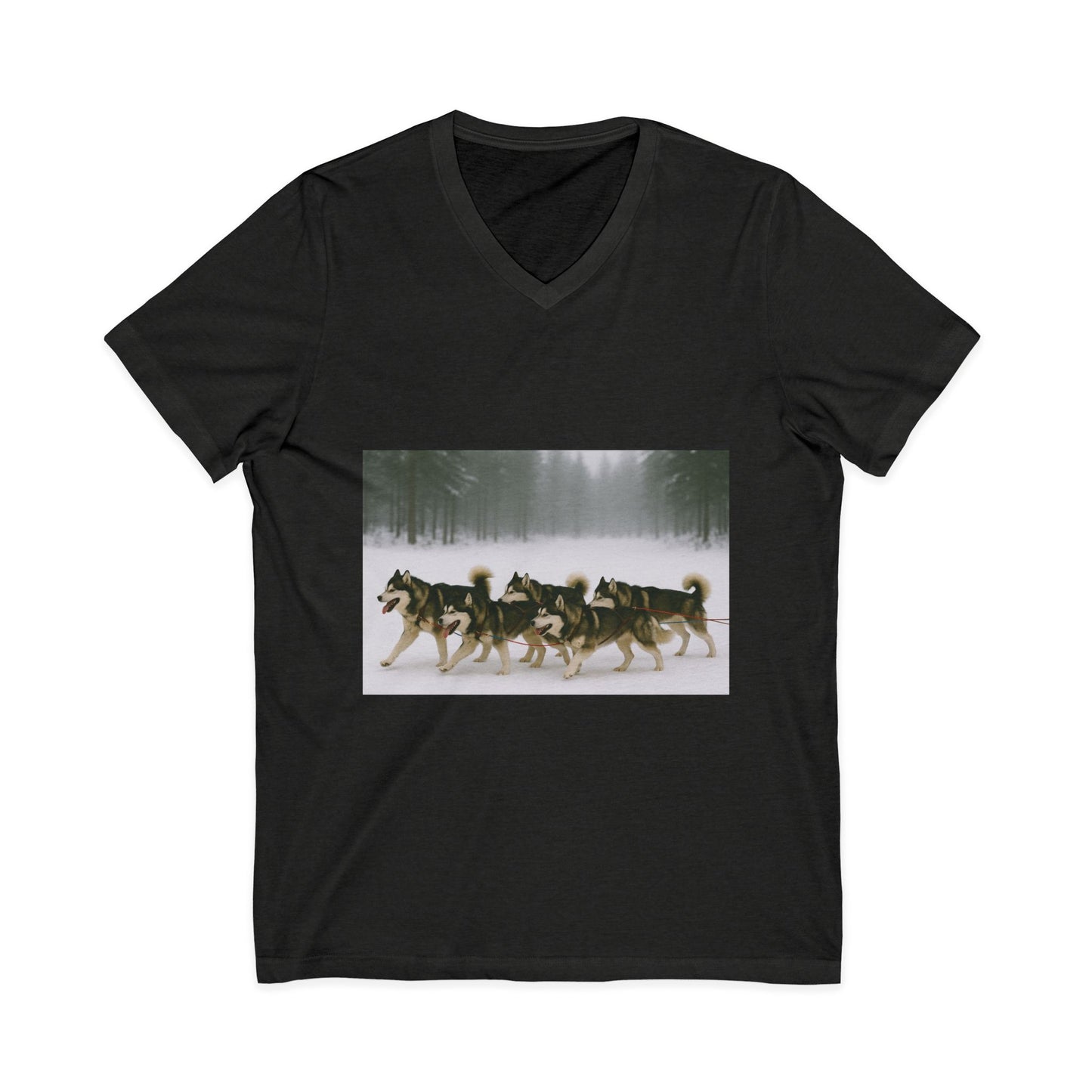 Mush On Unisex Short Sleeve V-Neck Tee