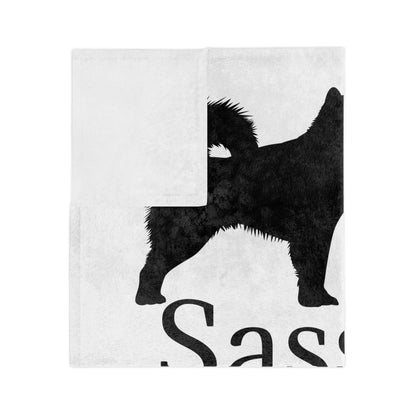 Sasshole Life Velveteen Microfiber Blanket