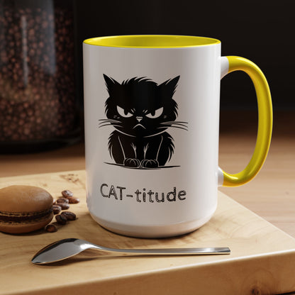 CAT-titude 2-Tone Coffee Mug