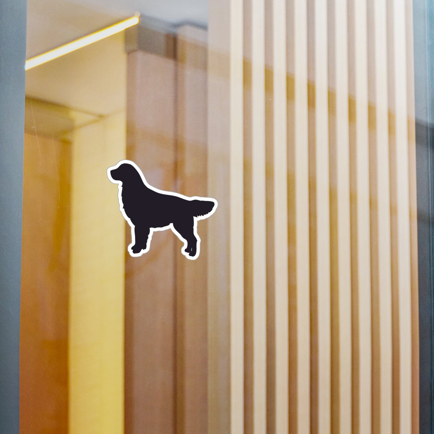 Golden Silhouette Vinyl Decal