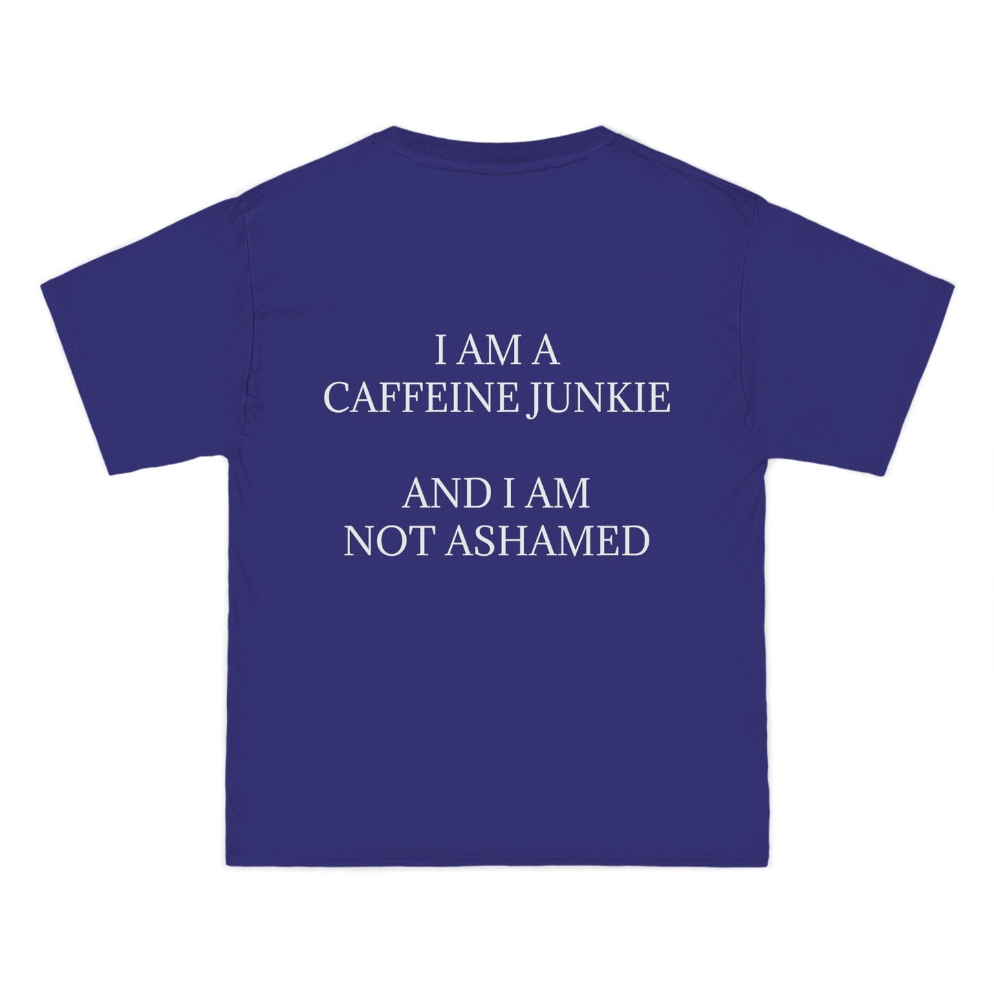 Caffeine Junkie Men's Short-Sleeve Crewneck Tee