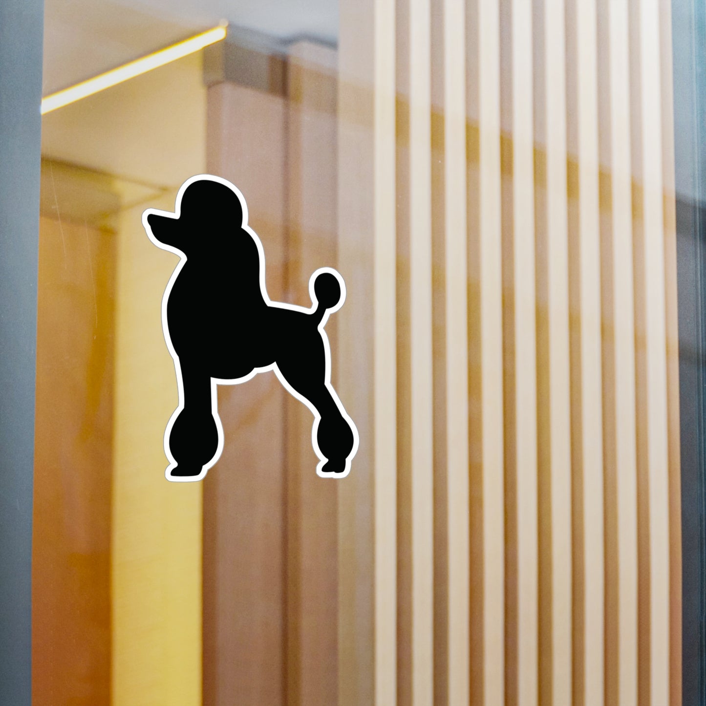Poodle Silhouette Vinyl Decal