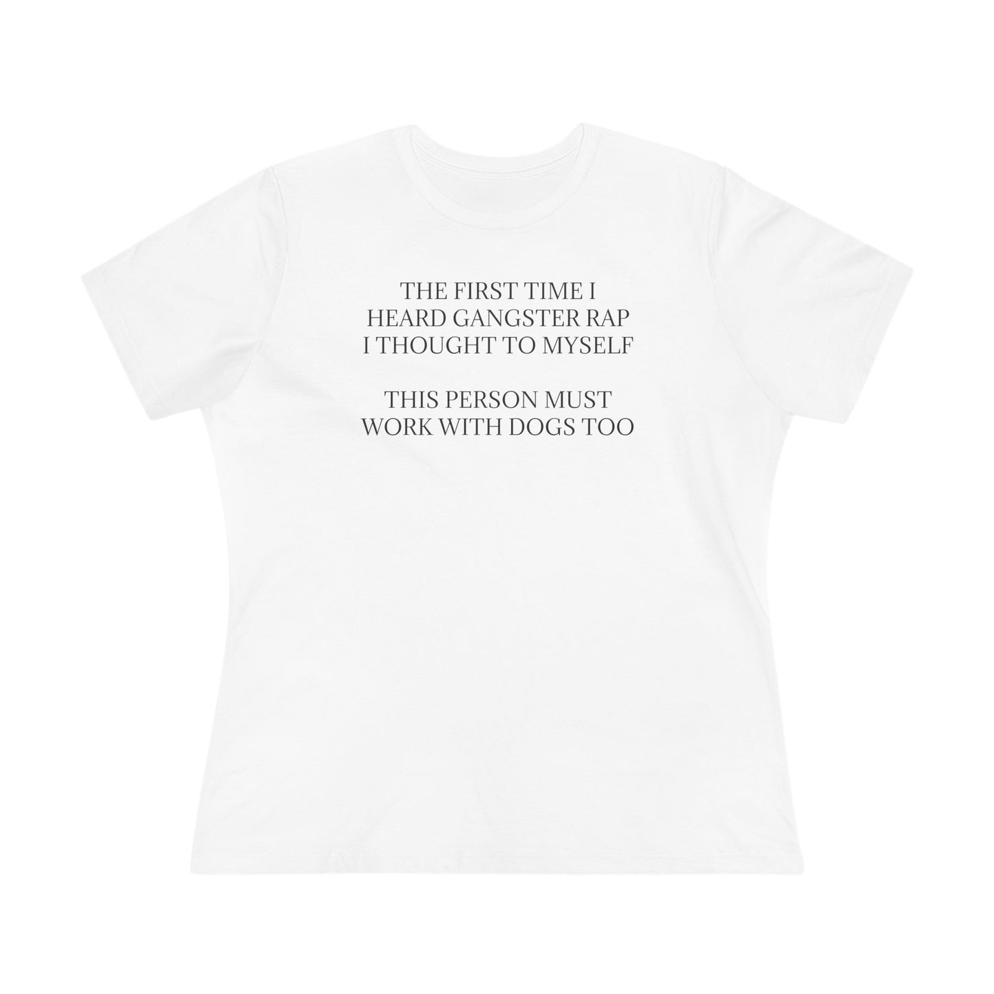 Gangster Rap Women's Short Sleeve Crewneck Tee