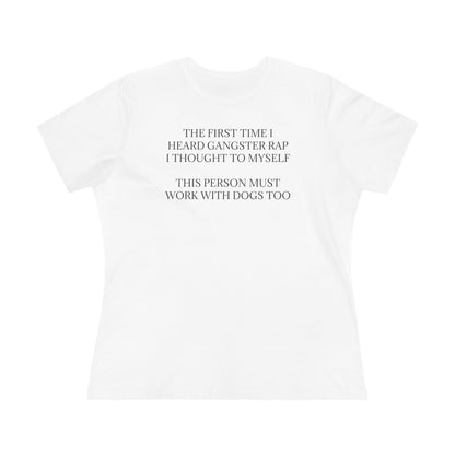 Gangster Rap Women's Short Sleeve Crewneck Tee