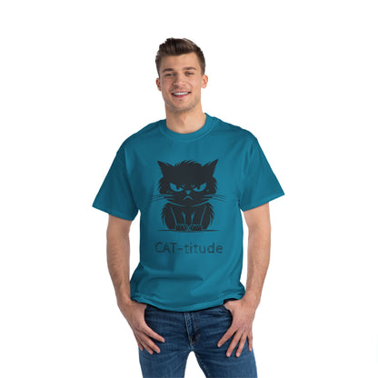 CAT-titude Men's Short-Sleeve Crewneck Tee