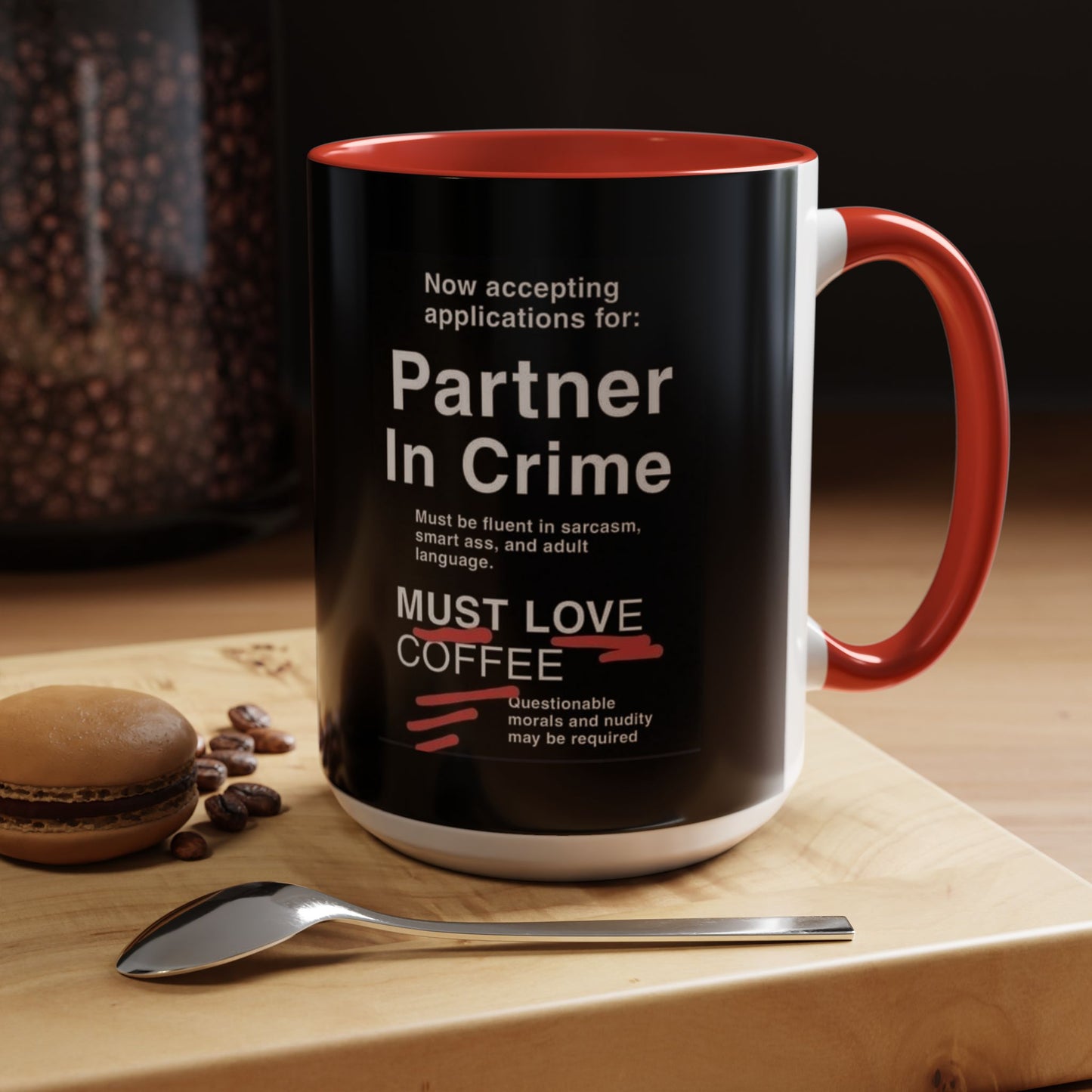 Partner In Crime 2-Tone Coffee Mug