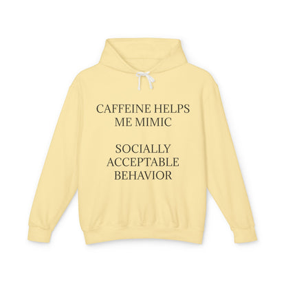 Socially Acceptable Unisex Lightweight Hoodie