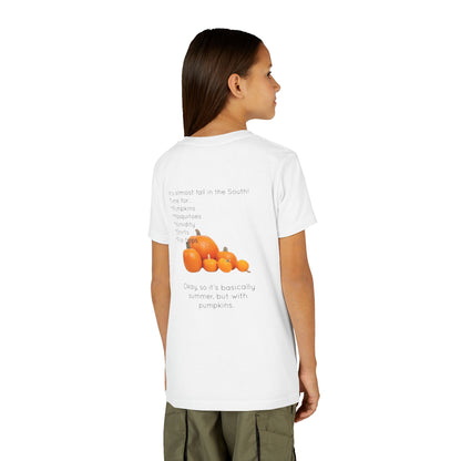 Fall In The South Youth Unisex Short Sleeve Crewneck Tee