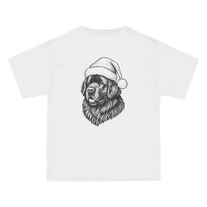 Santa Paws Newfie Men's Short-Sleeve Crewneck Tee