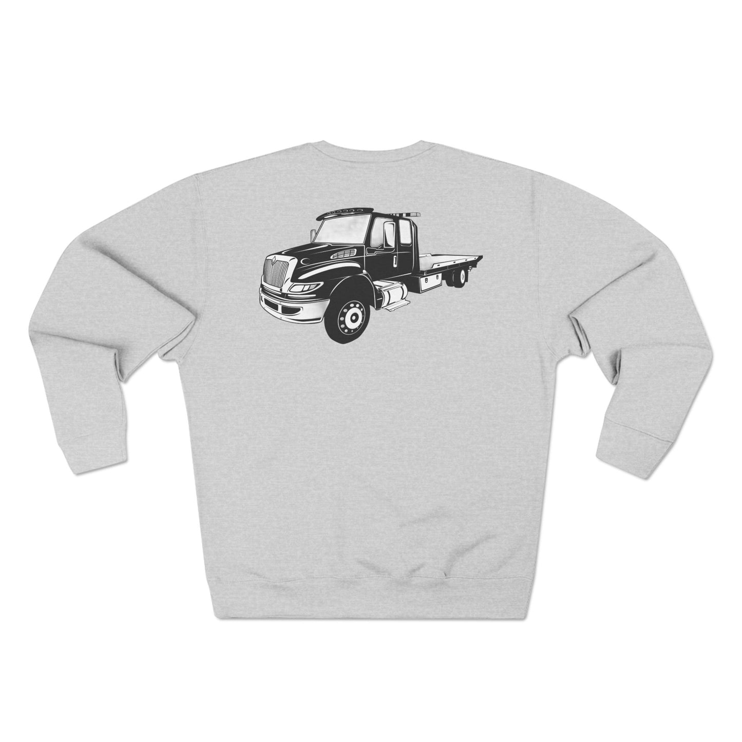 Flatbed Tow Truck Unisex Crewneck Sweatshirt