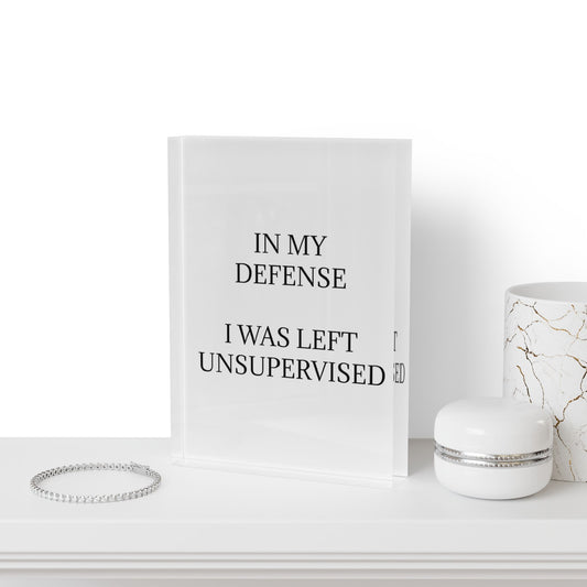 Unsupervised Acrylic Photo Block