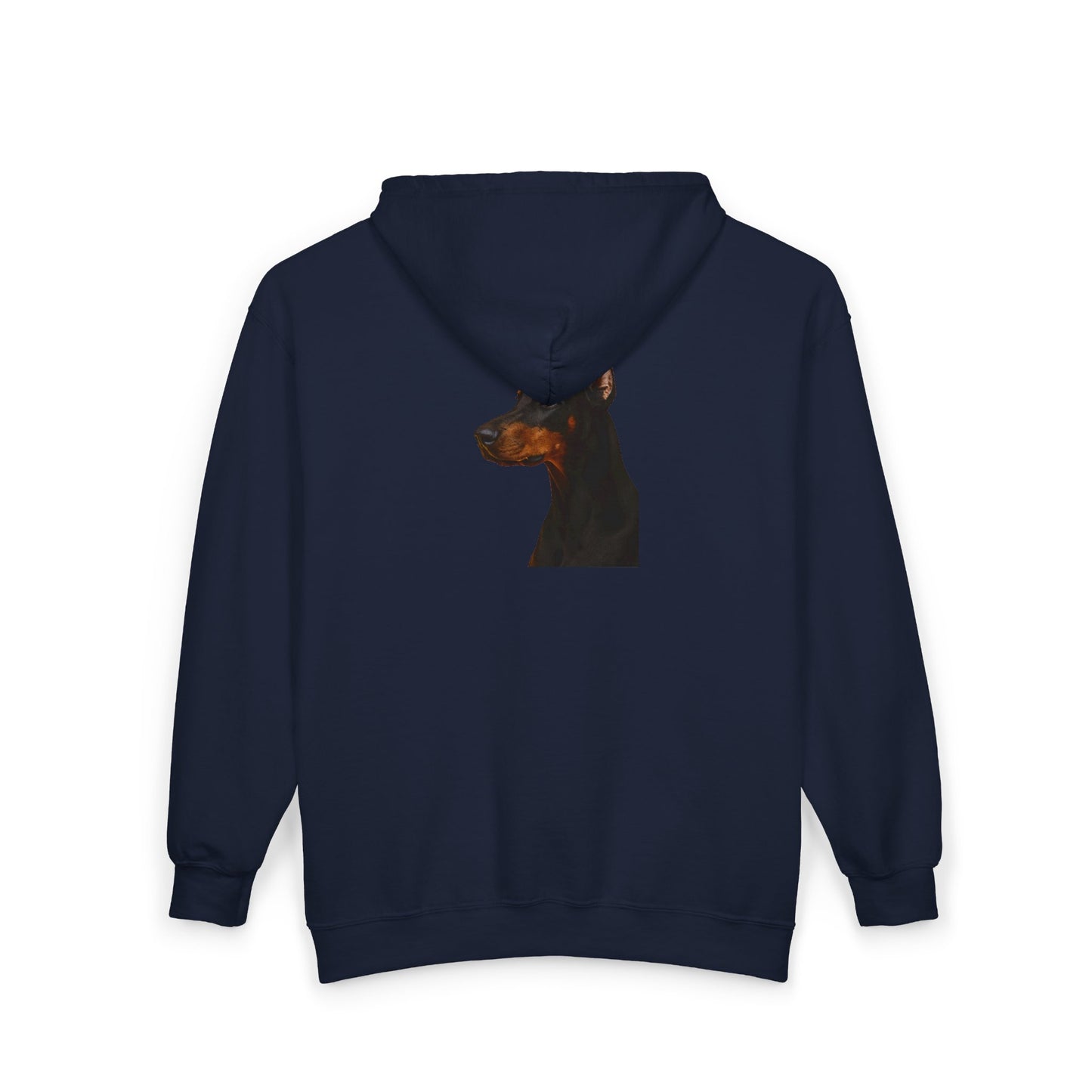Doberman Head Unisex Full Zip Hoodie