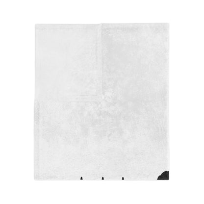 My Heart Beats For Samoyeds Velveteen Microfiber Blanket