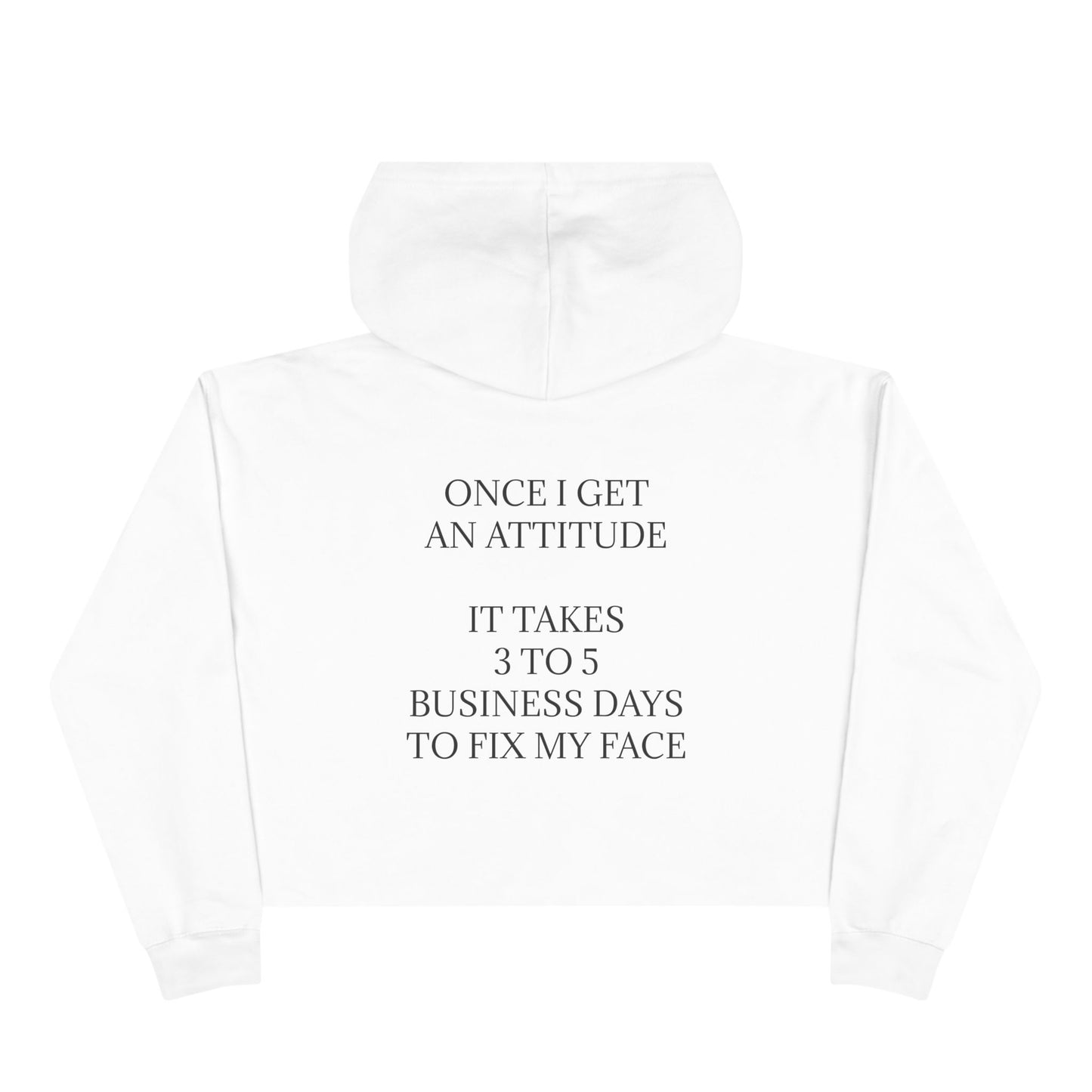 Fix My Face Women's Crop Hoodie