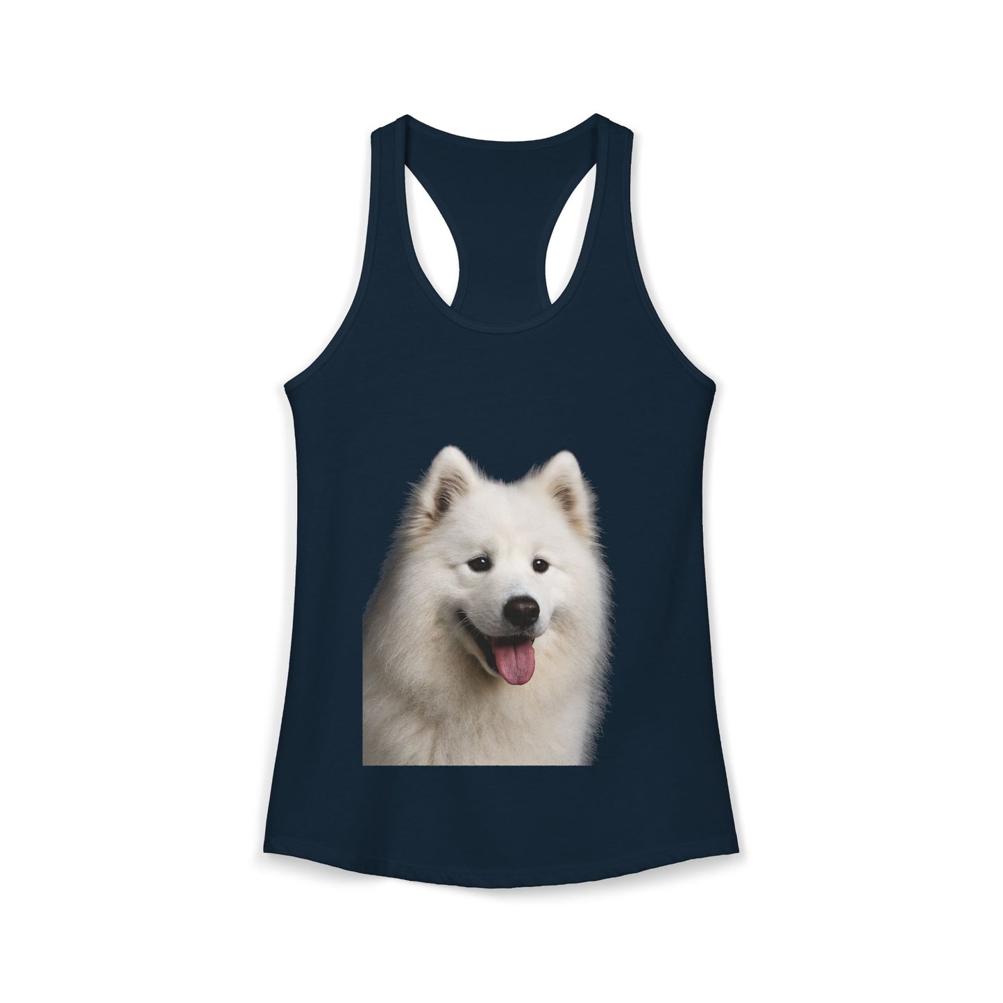 Samoyed Head Women's Racerback Tank