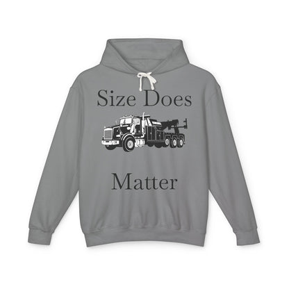 Size Does Matter Unisex Lightweight Hoodie