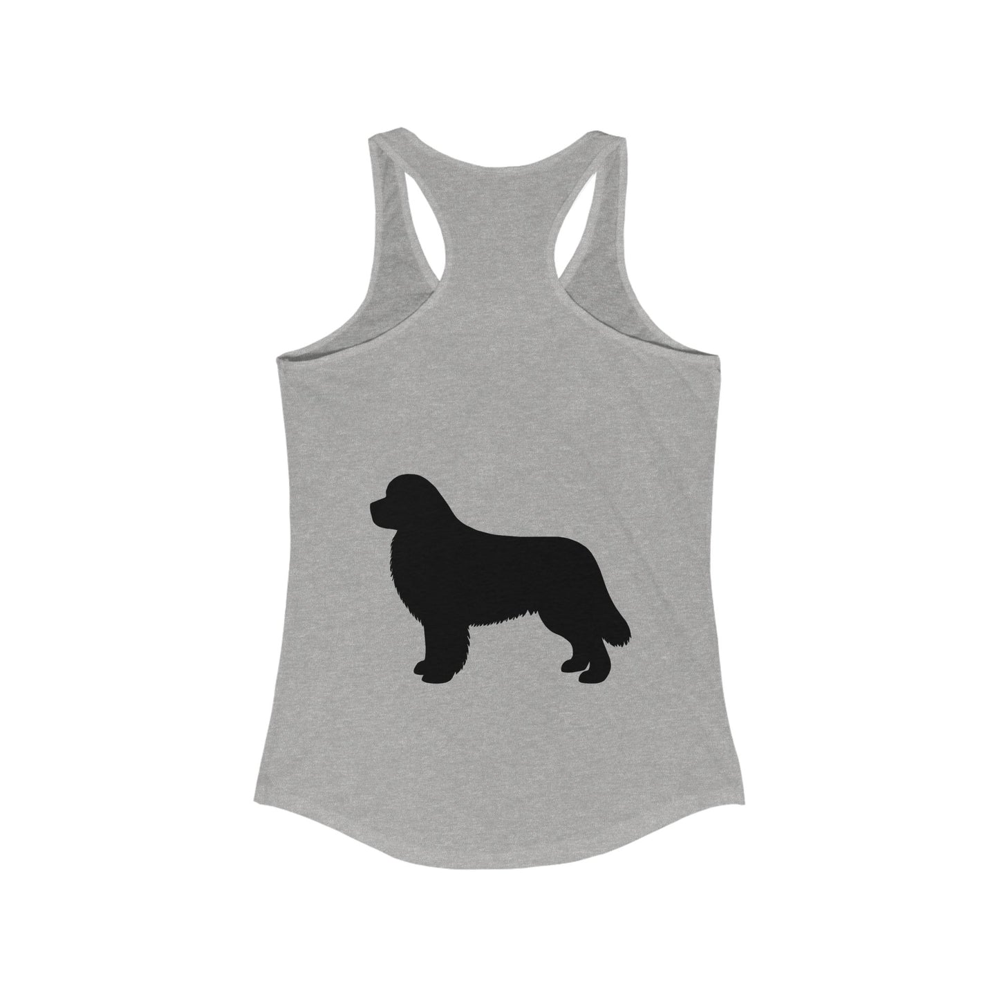 Newfie Silhouette Women's Racerback Tank