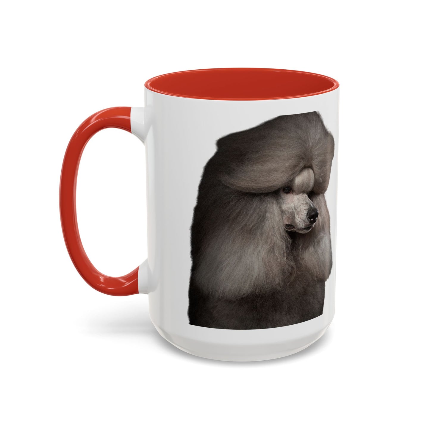 Poodle Head 2-Tone Coffee Mug