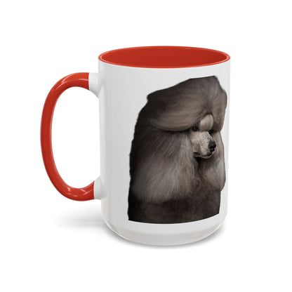 Poodle Head 2-Tone Coffee Mug