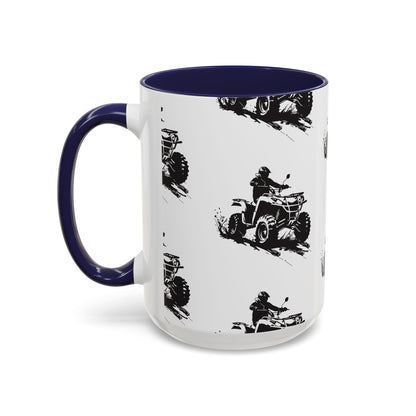 Slingin' Mud Quad 2-Tone Coffee Mug