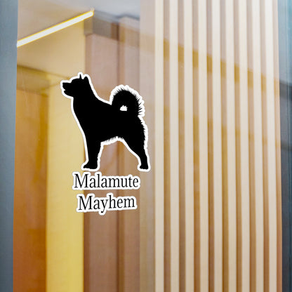 Malamute Mayhem Vinyl Decal