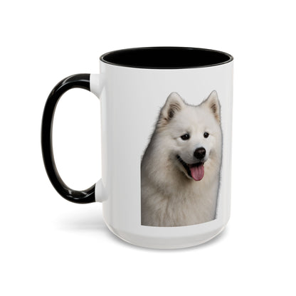 Samoyed Head 2-Tone Coffee Mug