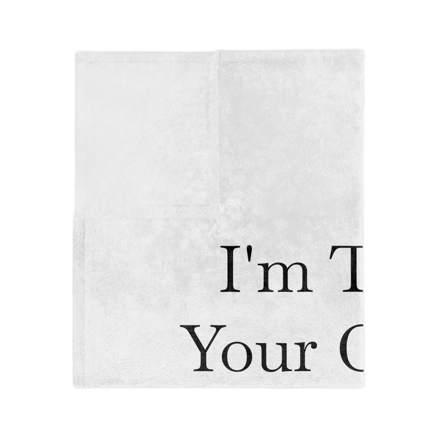 I'm The Guy Velveteen Microfiber Blanket