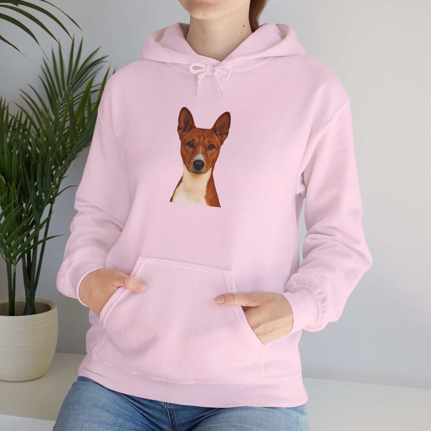 Basenji Head Unisex Hoodie