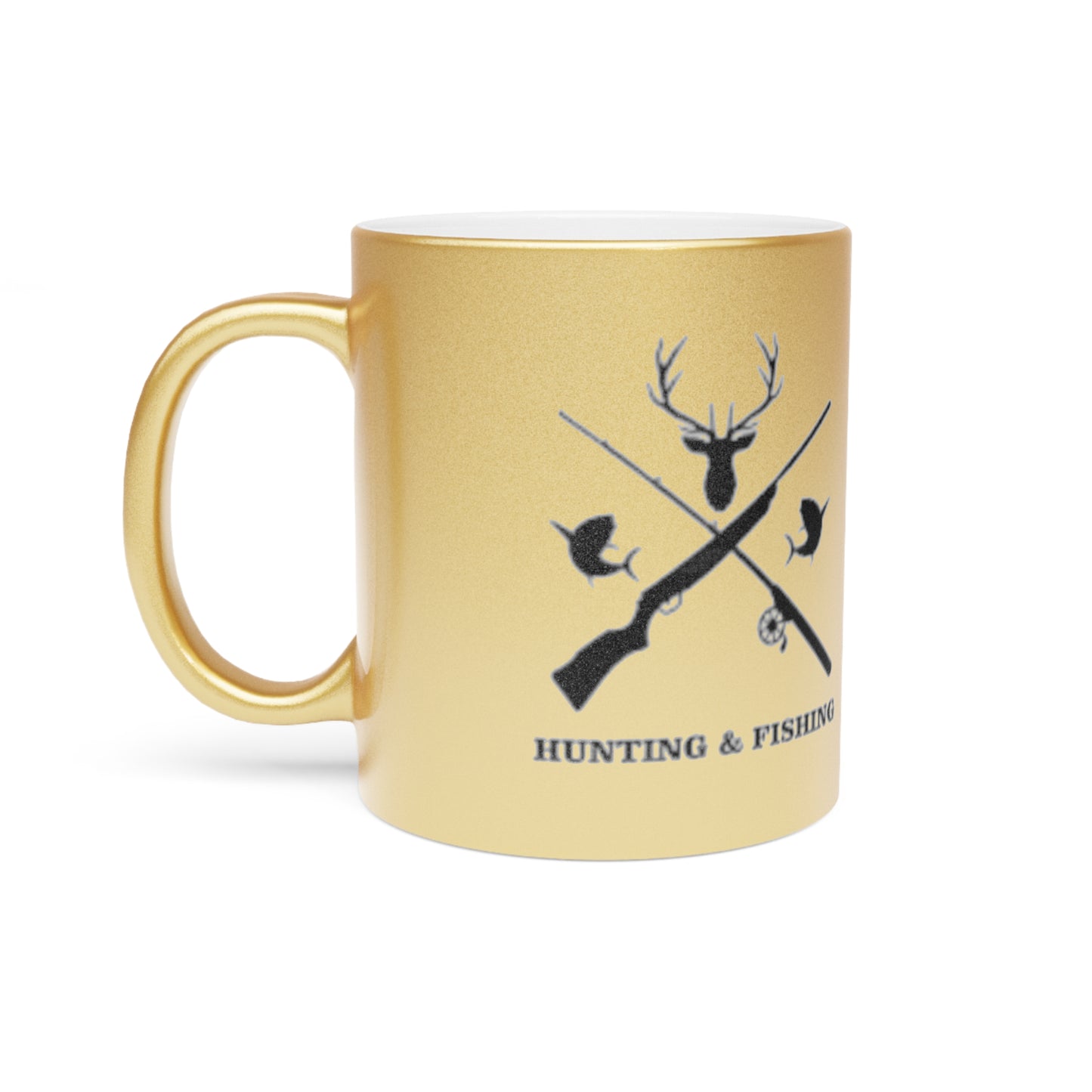 Hunting/Fishing Metallic Coffee Mug