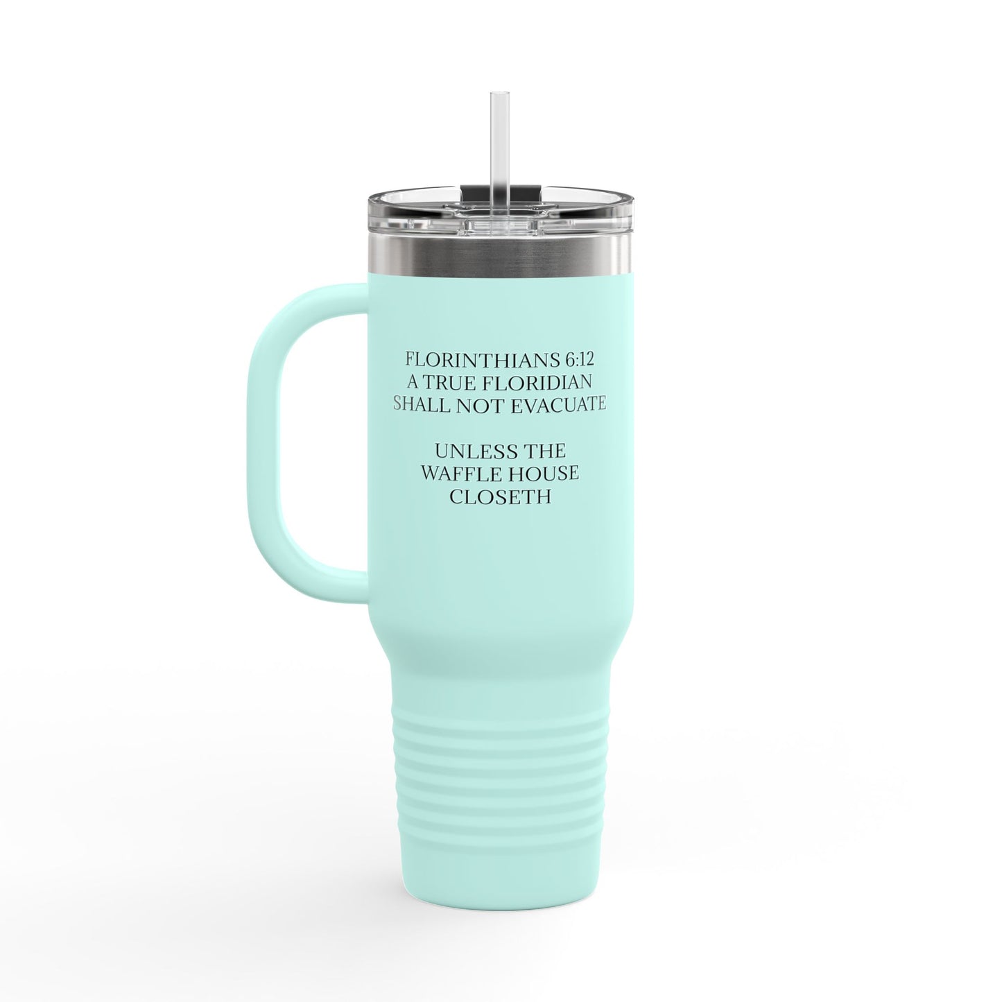 Florithians 6:12 Insulated Travel Mug