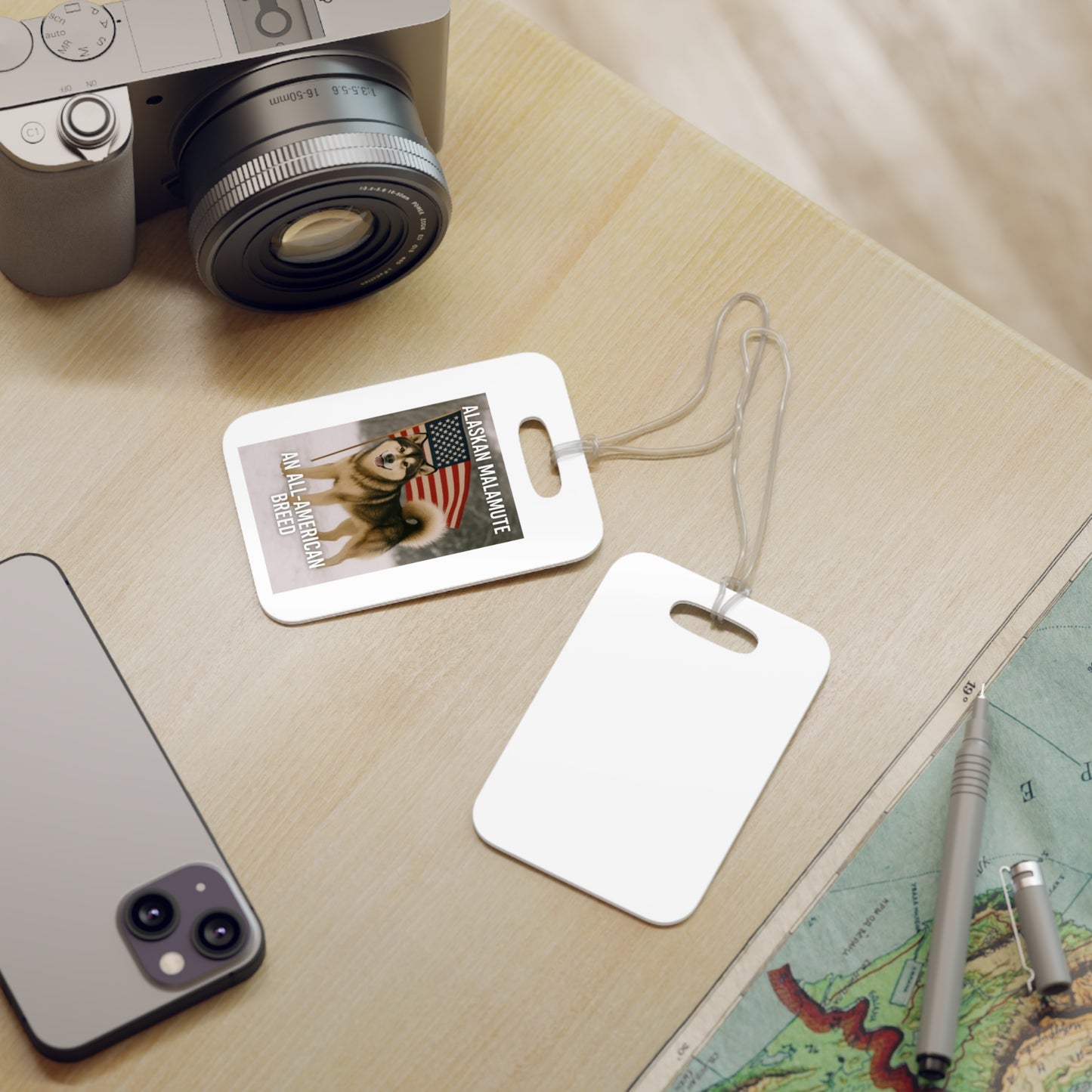 All-American Breed Luggage Tag