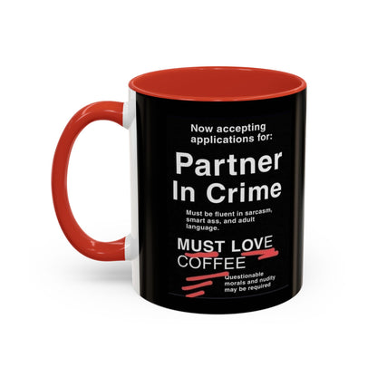 Partner In Crime 2-Tone Coffee Mug