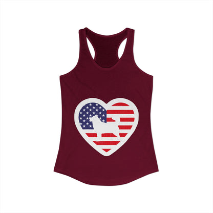 Malamute Flag Women's Racerback Tank