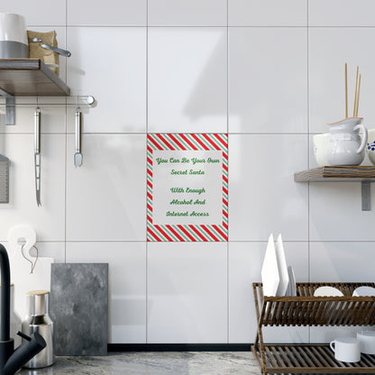 Your Own Secret Santa Ceramic Photo Tile