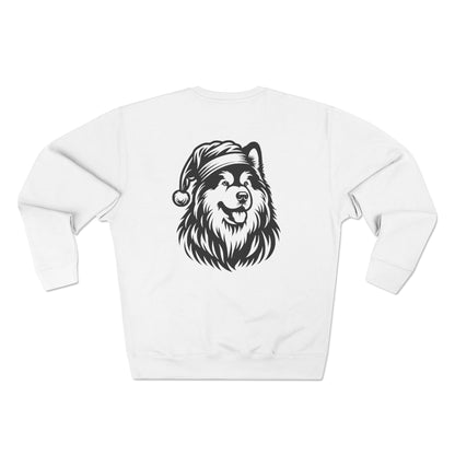 Santa Paws Malamute Unisex Crewneck Sweatshirt