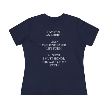 Not An Addict Women's Short Sleeve Crewneck Tee