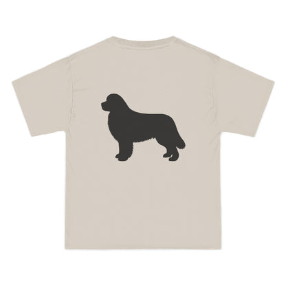 Newfie Silhouette Men's Short-Sleeve Crewneck Tee