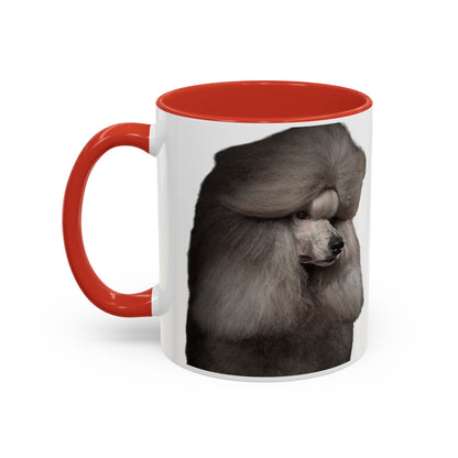 Poodle Head 2-Tone Coffee Mug