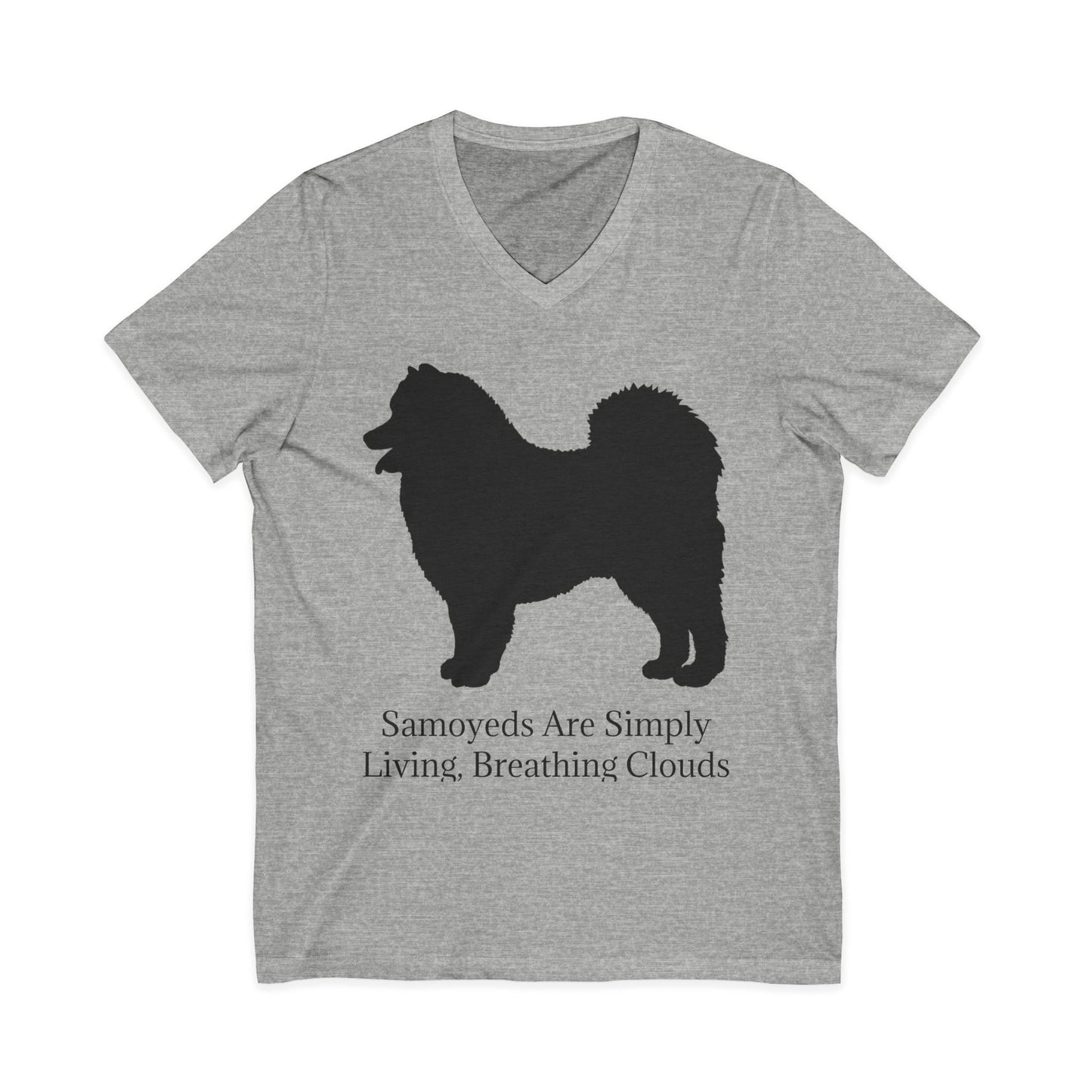 Clouds Unisex Short Sleeve V-Neck Tee