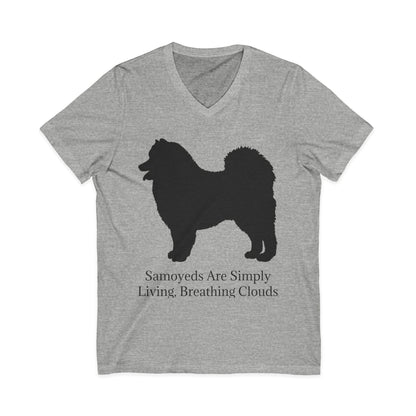 Clouds Unisex Short Sleeve V-Neck Tee