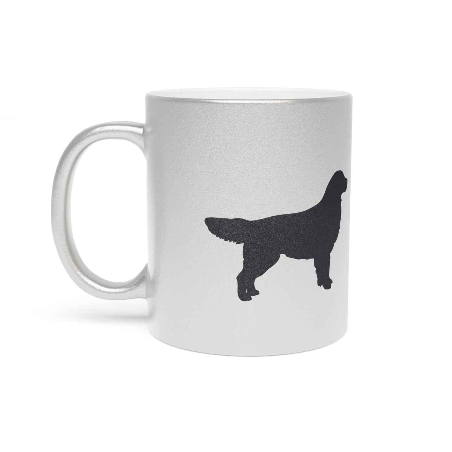 Golden Silhouette Metallic Coffee Mug