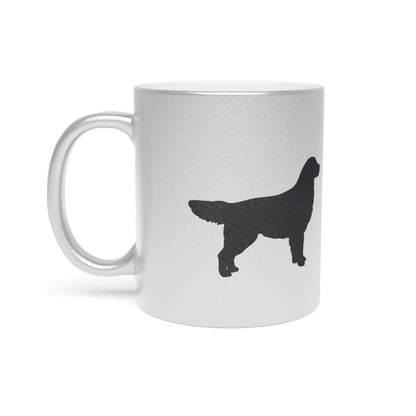 Golden Silhouette Metallic Coffee Mug