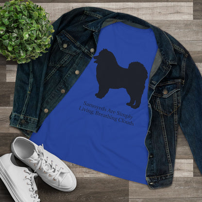 Clouds Women's Short Sleeve Crewneck Tee