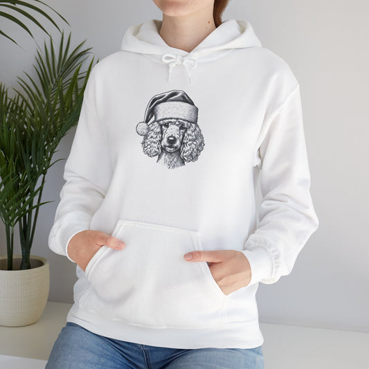Santa Paws Poodle Unisex Hoodie